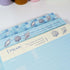 Summer Beach B5 notepad with blue grid layout and coastal details