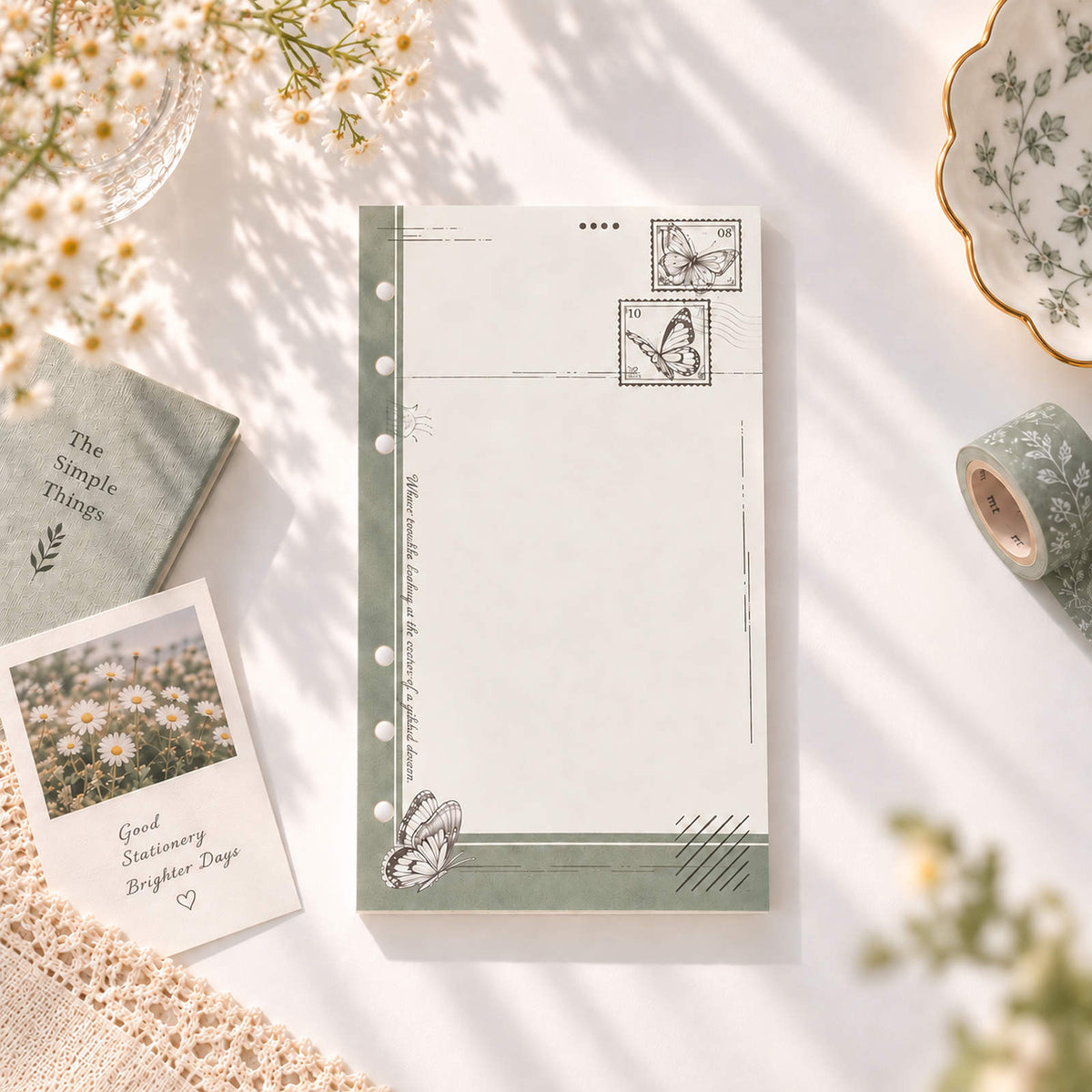 Butterfly Dreams Postmark Wings personal planner refill