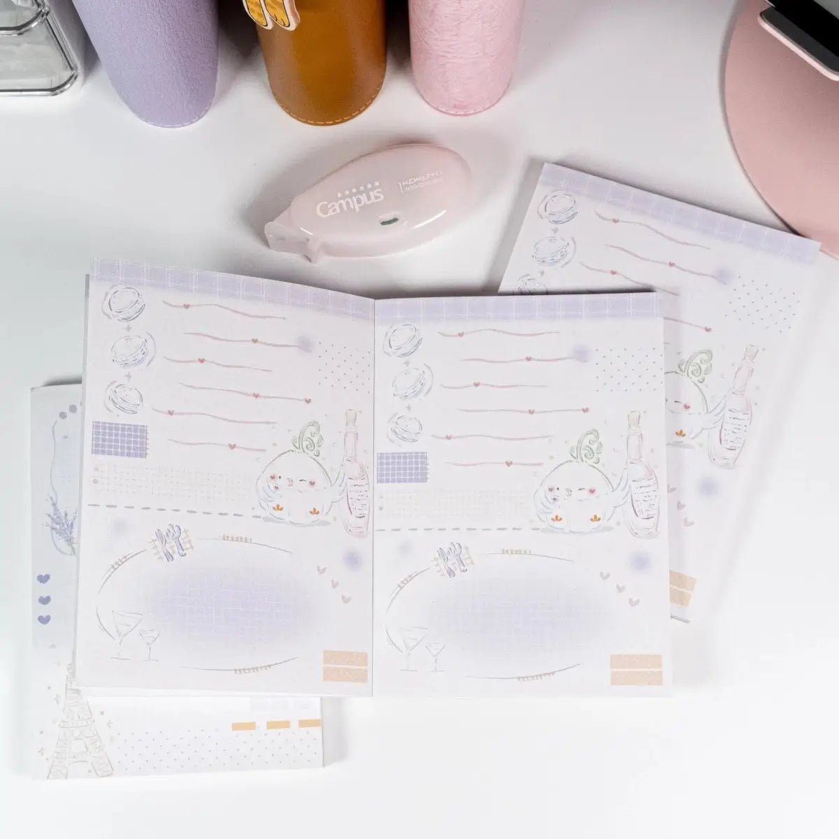 Hand-Drawn Little Chirp A6 Notepad - Solkatt