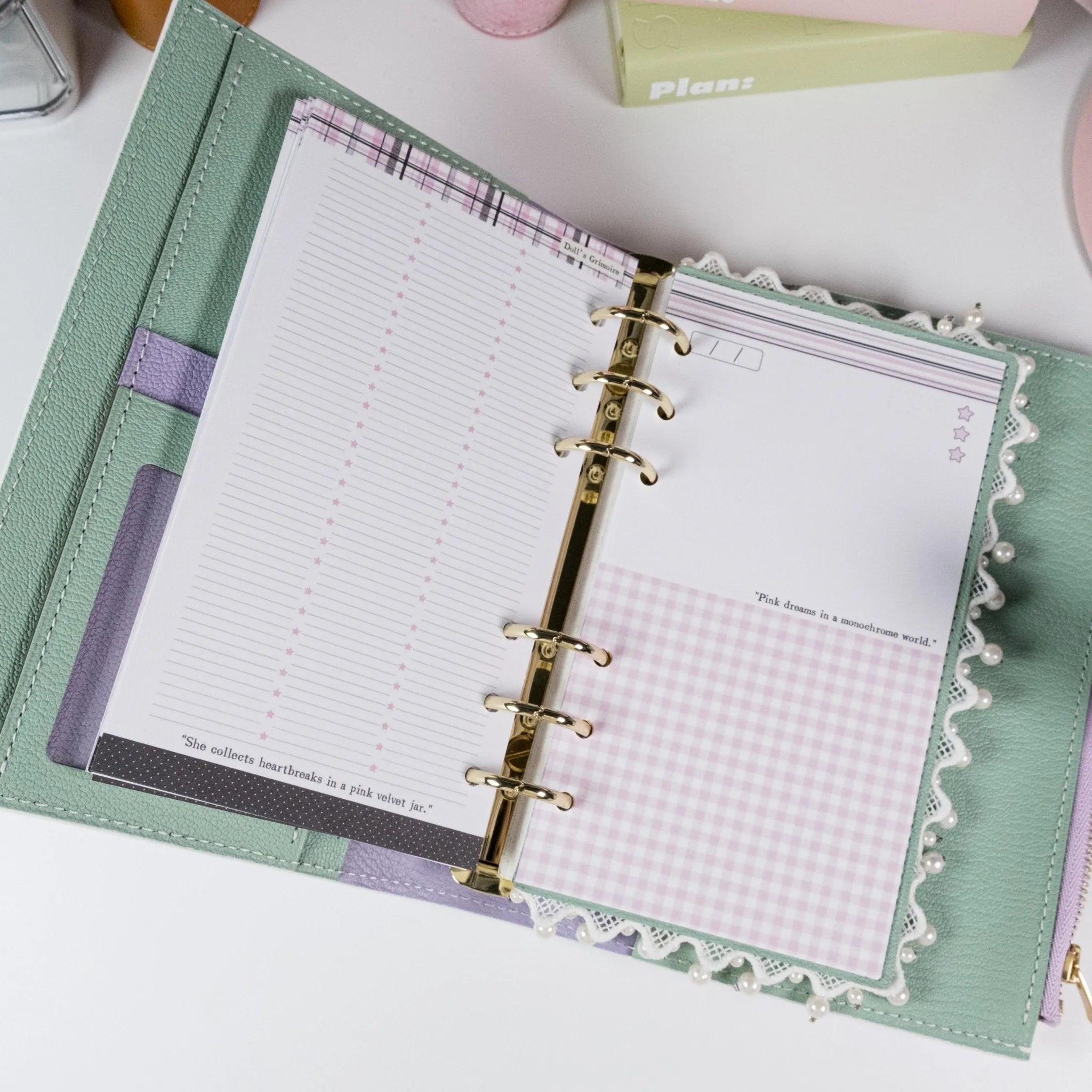 Pink & Ink Personal Planner Refills & Notepad - Solkatt