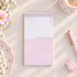 Pink & Ink Personal notepad with pink and black daily layout