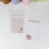 Pocket Coffee Notepad variant featuring coffee bean illustration in warm neutral shades and minimal style - Miouva