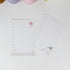 Pocket Coffee Notepad variant featuring rose and notebook illustration with soft brown and pink tones - Miouva