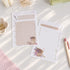 Coffee Bean pocket planner refill with hand-drawn coffee illustrations