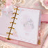 Bouquet Girl Pink Primrose Pocket planner refills in ring binder
