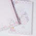 Detailed view of Pink Primrose Planner Refills, highlighting double-sided printing and elegant floral borders - Miouva