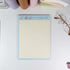 Soft blue stationery with minimal marine details and smooth paper texture - Miouva
