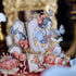 Snow White PET tape detail with ornate mirrors, blue butterflies, apples and a character portrait