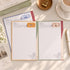 Vintage Train Postage A5 lined notepads in both colour designs