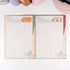 Vintage Train Postage Notepad variant featuring yellow and green hues with nostalgic postage and train artwork - Miouva