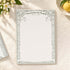 Bloc-notes B5 quadrillé en portrait Yuzu Blossom avec bordures de fleurs d’agrumes vert olive